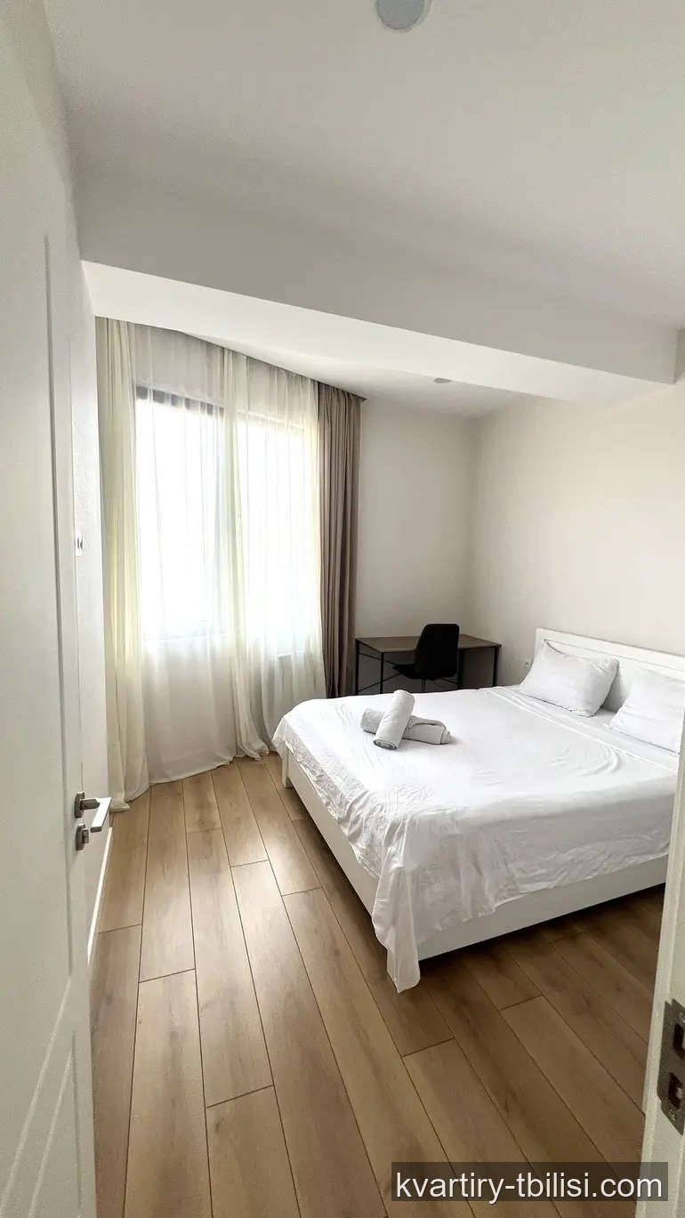 3-bedroom Apartment for rent in Saburtalo, Tbilisi, 66 sqm, floor 21/24 — 850 USD/month | Tbilisi Homes