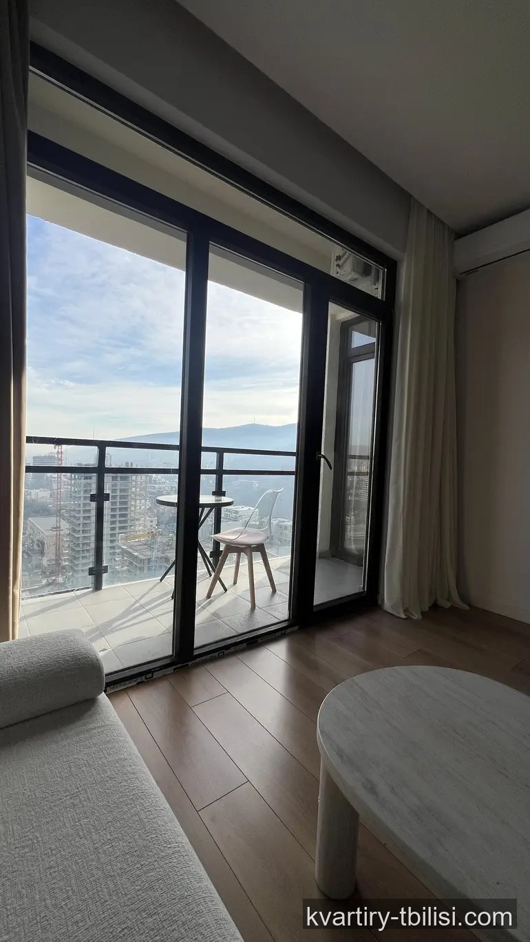 3-bedroom Apartment for rent in Saburtalo, Tbilisi, 66 sqm, floor 21/24 — 850 USD/month | Tbilisi Homes