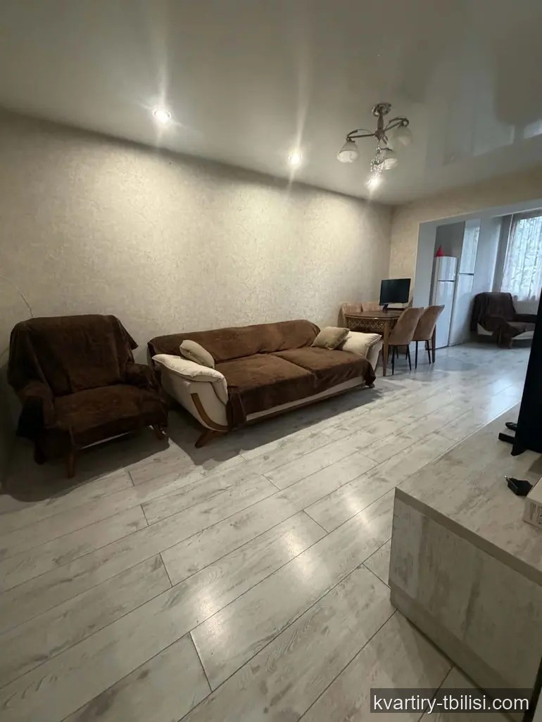 Трёхкомнатная квартира на Сабуртало — 650 USD/мес | Tbilisi Homes