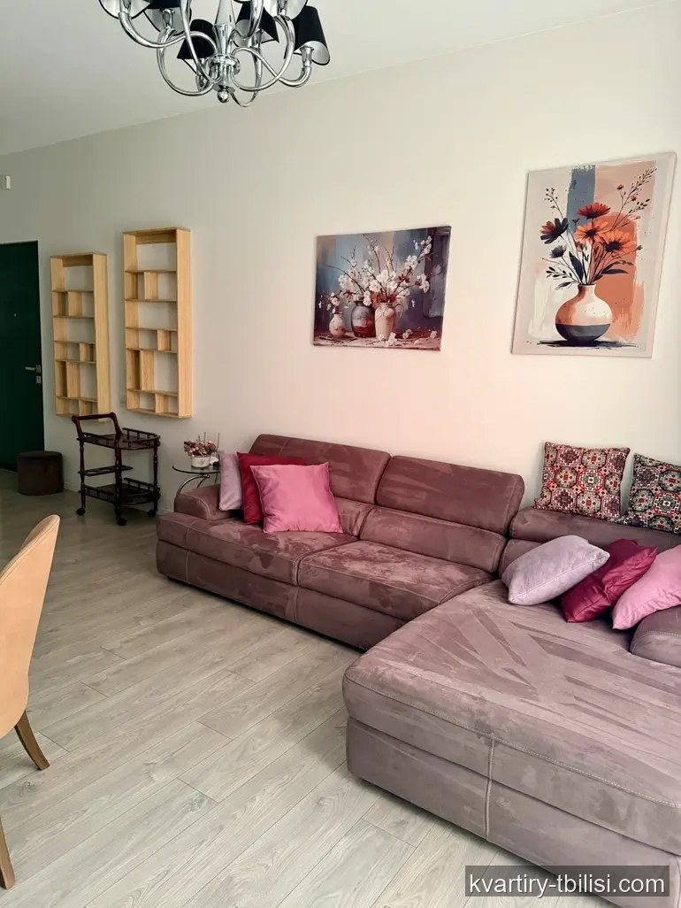 Трёхкомнатная квартира на Сабуртало — 1 600 USD/мес | Tbilisi Homes