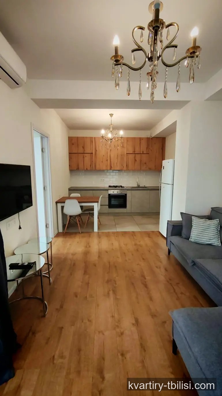 Трёхкомнатная квартира на Сабуртало — 1 000 USD/мес | Tbilisi Homes