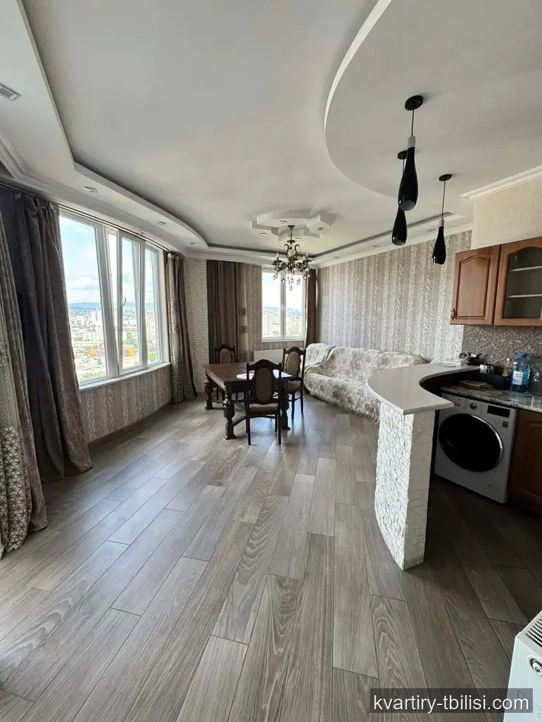 Трёхкомнатная квартира на Сабуртало — 900 USD/мес | Tbilisi Homes