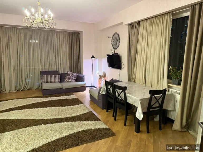 3-bedroom Apartment for rent in Saburtalo, Tbilisi, 90 sqm, floor 9/17 — 900 USD/month | Tbilisi Homes