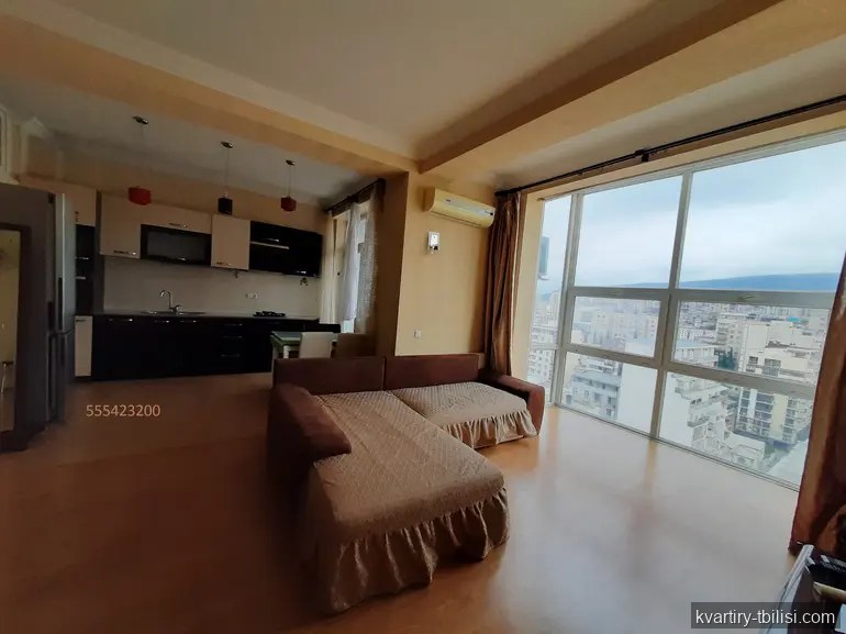 3-bedroom Apartment for rent in Saburtalo, Tbilisi, 90 sqm, floor 13/19 — 800 USD/month | Tbilisi Homes