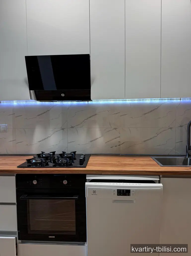 Трёхкомнатная квартира на Сабуртало — 1 100 USD/мес | Tbilisi Homes