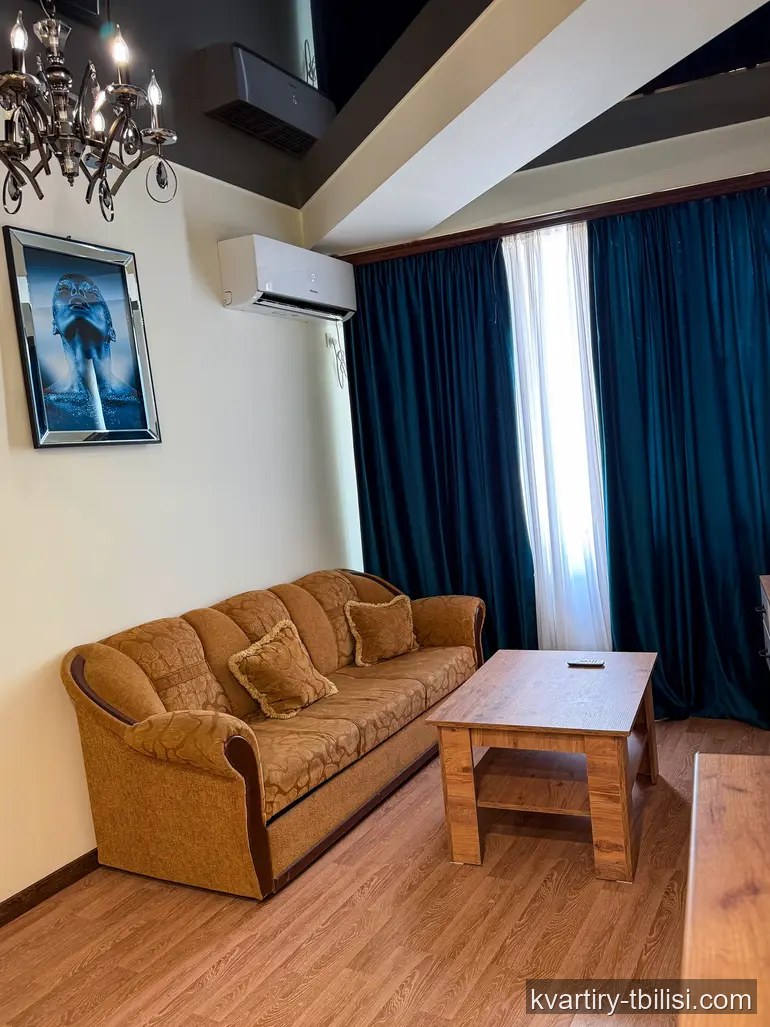 Трёхкомнатная квартира на Сабуртало — 1 100 USD/мес | Tbilisi Homes