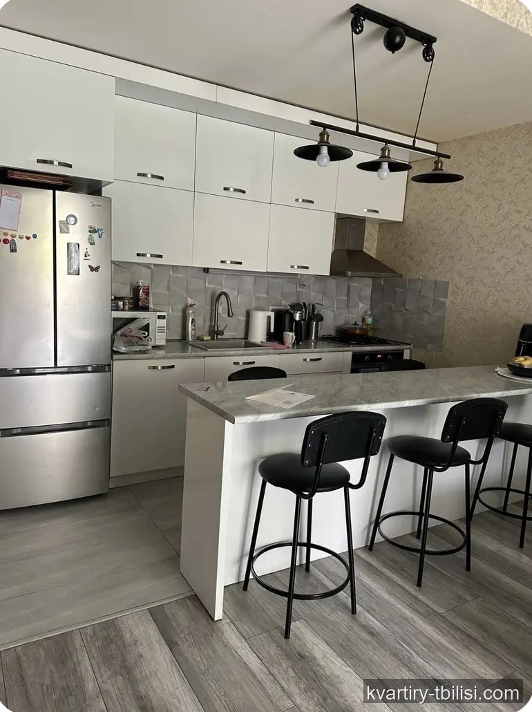 Трёхкомнатная квартира на Сабуртало — 1 300 USD/мес | Tbilisi Homes