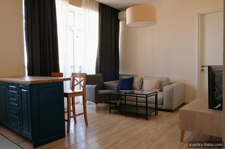 Трёхкомнатная квартира на Сабуртало — 1 250 USD/мес | Tbilisi Homes