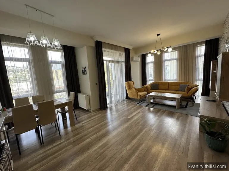 Трёхкомнатная квартира на Сабуртало — 1 600 USD/мес | Tbilisi Homes