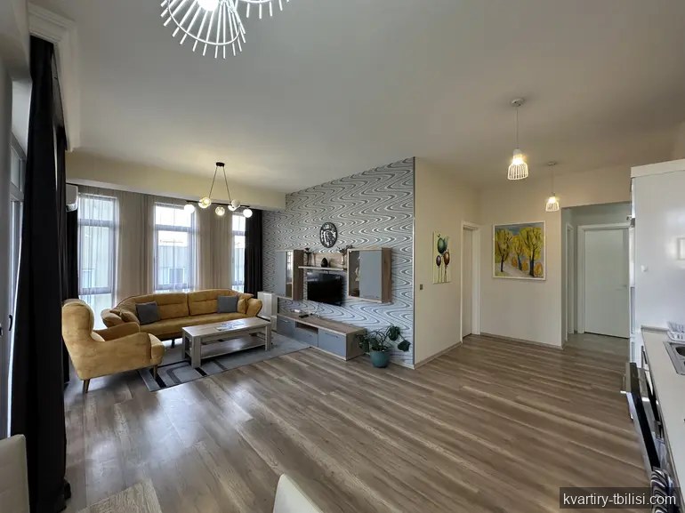 Трёхкомнатная квартира на Сабуртало — 1 600 USD/мес | Tbilisi Homes