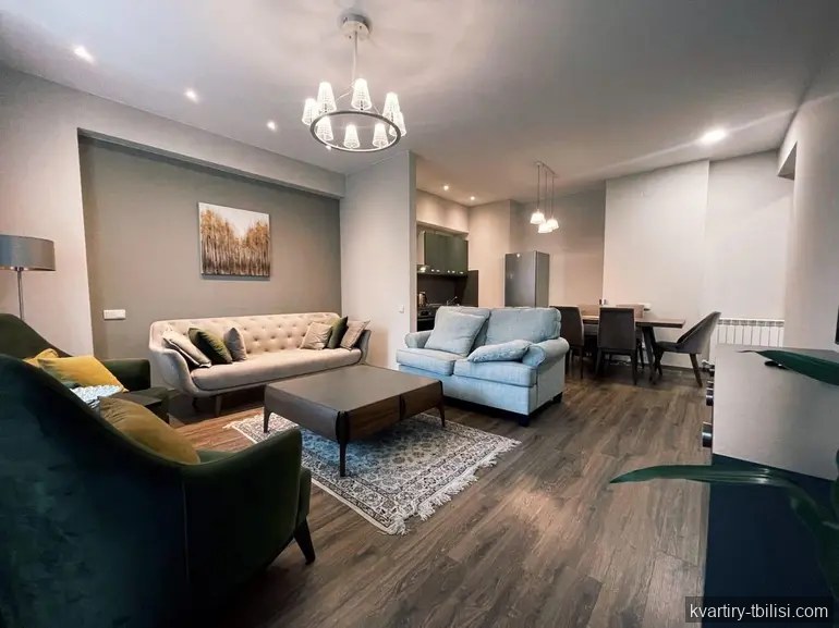 3-bedroom Apartment for rent in Saburtalo, Tbilisi, 90 sqm, floor 14/25 — 1 200 USD/month | Tbilisi Homes