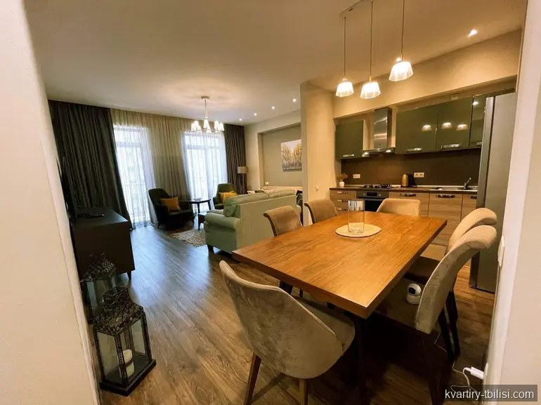 3-bedroom Apartment for rent in Saburtalo, Tbilisi, 90 sqm, floor 14/25 — 1 200 USD/month | Tbilisi Homes