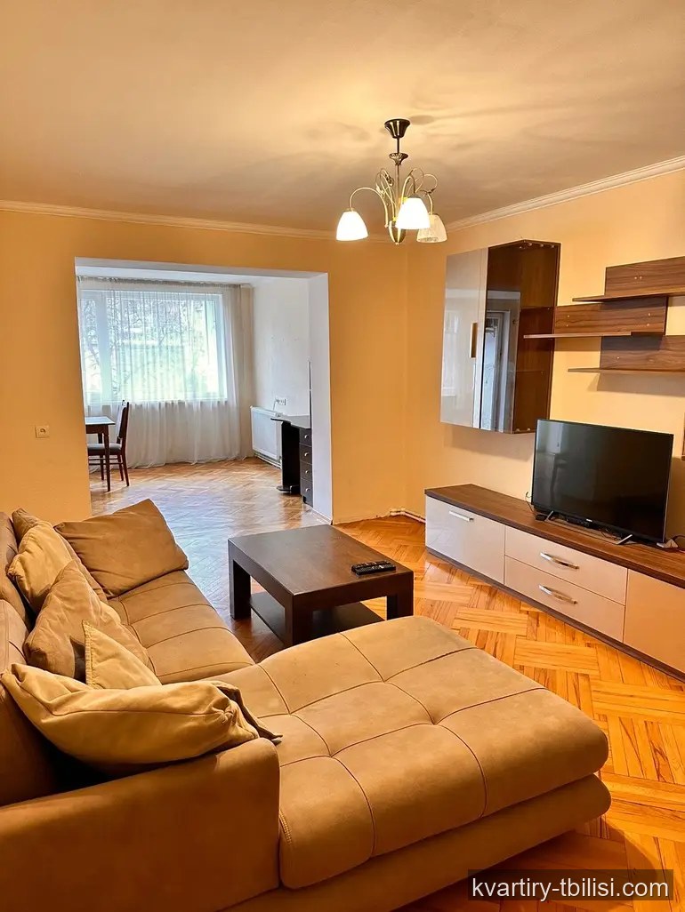 Трёхкомнатная квартира на Сабуртало — 600 USD/мес | Tbilisi Homes