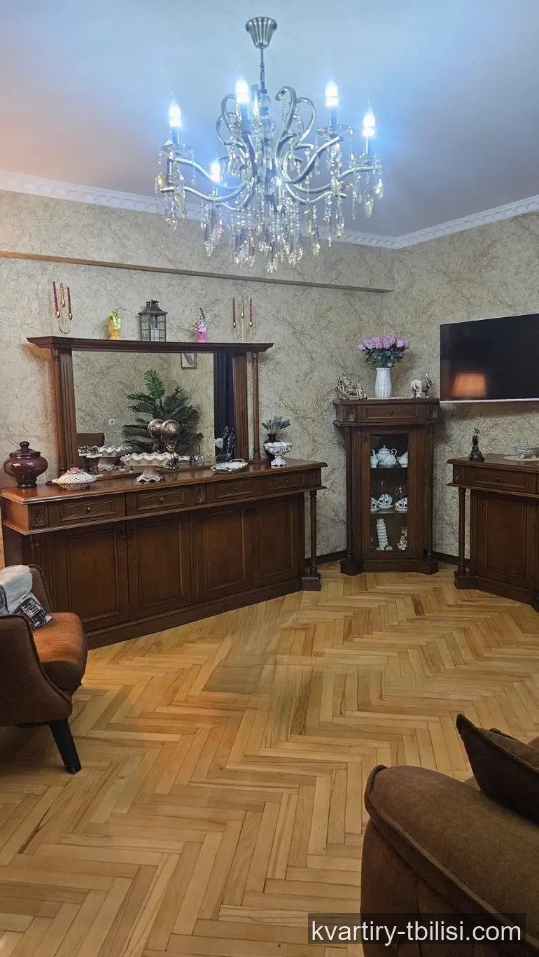 Трёхкомнатная квартира на Сабуртало — 1 000 USD/мес | Tbilisi Homes