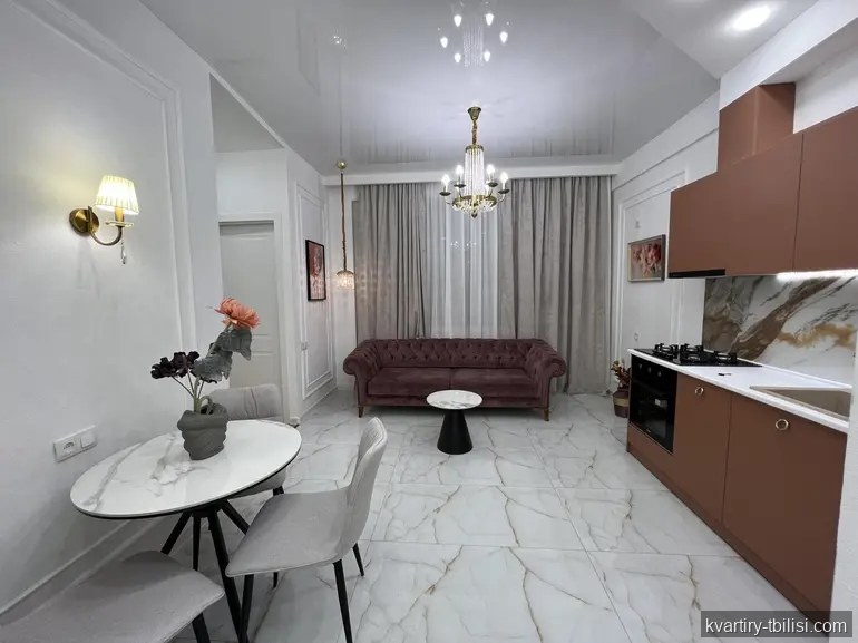 Трёхкомнатная квартира на Сабуртало — 800 USD/мес | Tbilisi Homes
