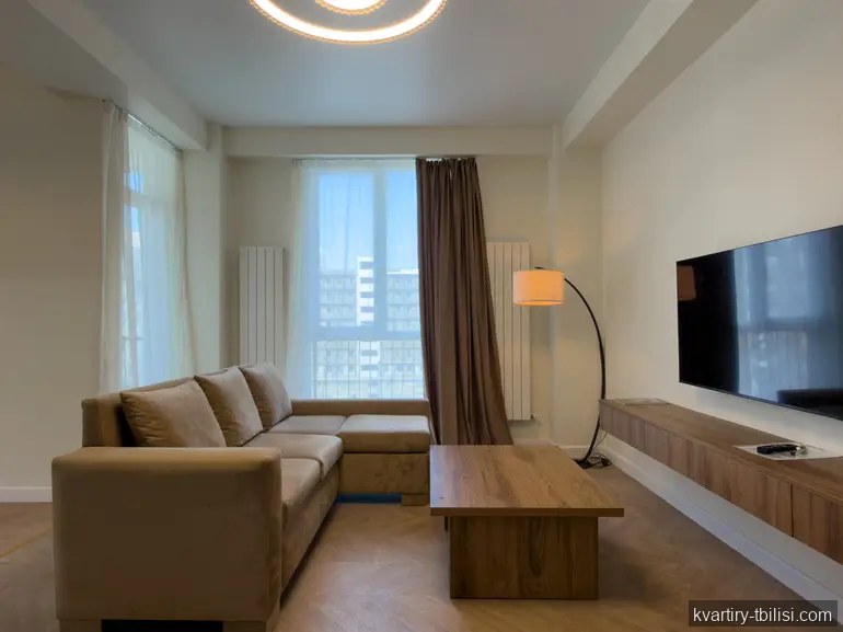 3-bedroom Apartment for rent in Saburtalo, Tbilisi, 83 sqm, floor 9/19 — 1 800 USD/month | Tbilisi Homes