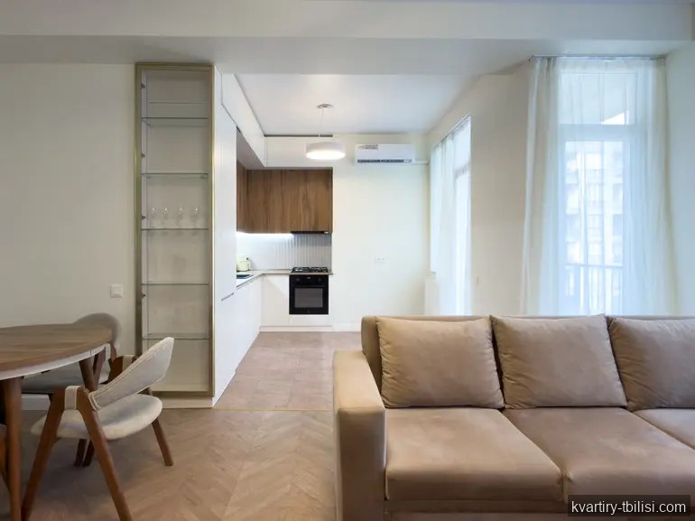 3-bedroom Apartment for rent in Saburtalo, Tbilisi, 83 sqm, floor 9/19 — 1 800 USD/month | Tbilisi Homes