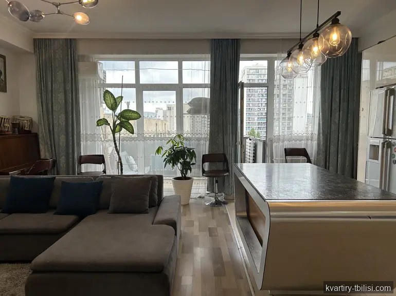 3-bedroom Apartment for rent in Saburtalo, Tbilisi, 107 sqm, floor 6/14 — 230 000 USD/month | Tbilisi Homes