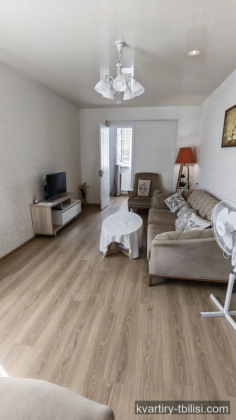 Трёхкомнатная квартира на Сабуртало — 600 USD/мес | Tbilisi Homes