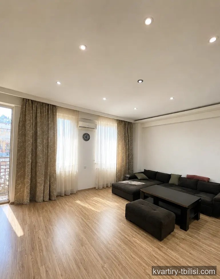 3-bedroom Apartment for rent in Saburtalo, Tbilisi, 100 sqm, floor 3/12 — 900 USD/month | Tbilisi Homes