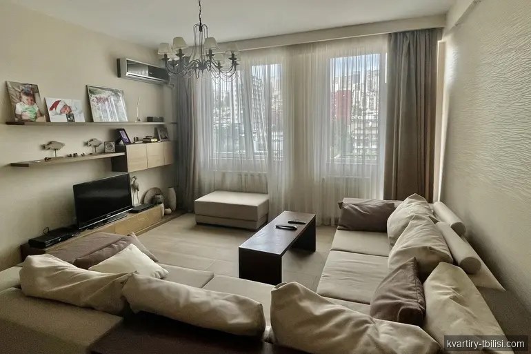 Трёхкомнатная квартира на Сабуртало — 1 150 USD/мес | Tbilisi Homes