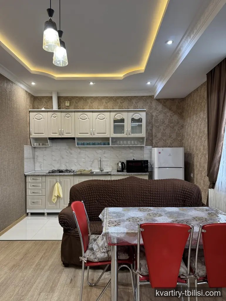 Трёхкомнатная квартира на Сабуртало — 1 000 USD/мес | Tbilisi Homes