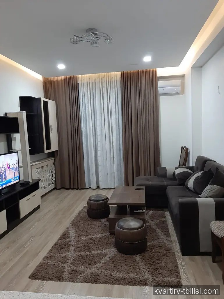 Трёхкомнатная квартира на Сабуртало — 700 USD/мес | Tbilisi Homes