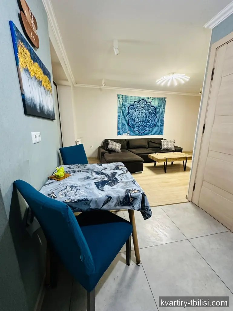 Трёхкомнатная квартира на Сабуртало — 750 USD/мес | Tbilisi Homes