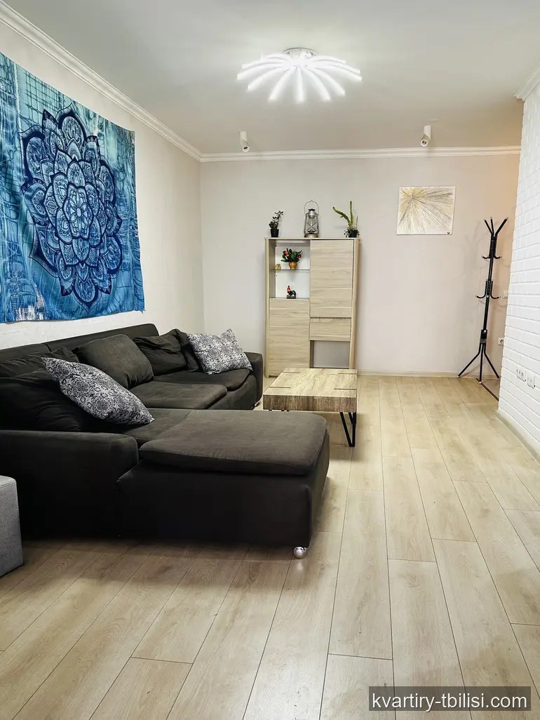 Трёхкомнатная квартира на Сабуртало — 750 USD/мес | Tbilisi Homes
