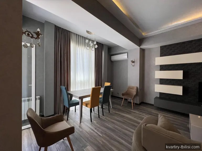 Трёхкомнатная квартира на Сабуртало — 1 300 USD/мес | Tbilisi Homes