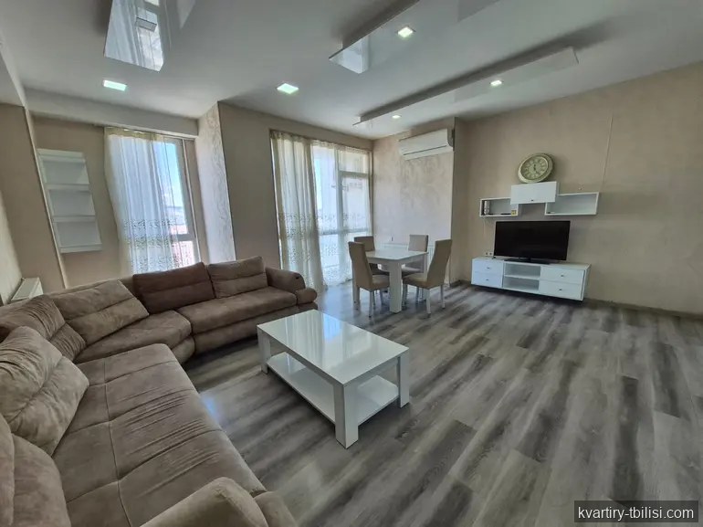 3-bedroom Apartment for rent in Saburtalo, Tbilisi, 95 sqm, floor 15/23 — 650 USD/month | Tbilisi Homes