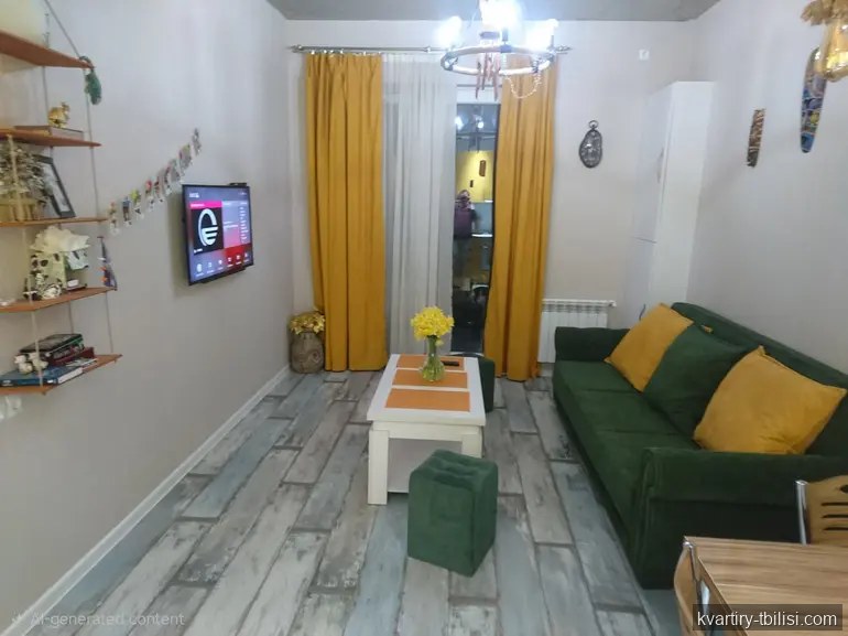 Трёхкомнатная квартира на Сабуртало — 900 USD/мес | Tbilisi Homes