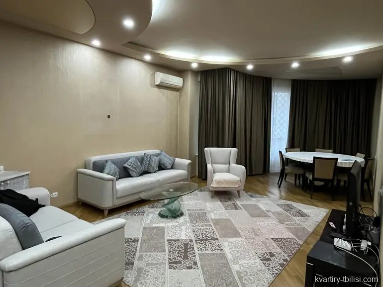 4-bedroom Apartment for rent in Saburtalo, Tbilisi, 105 sqm, floor 6/15 — 700 USD/month | Tbilisi Homes