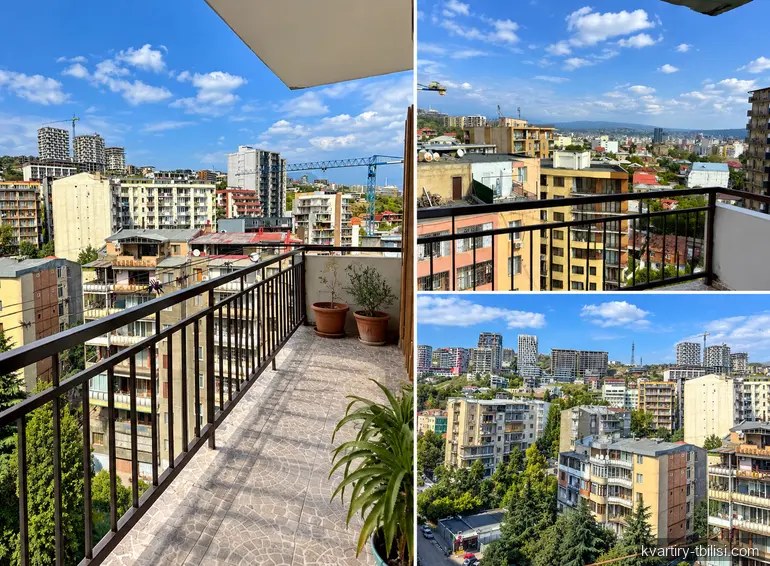 Четырёхкомнатная квартира на Сабуртало — 1 500 USD/мес | Tbilisi Homes