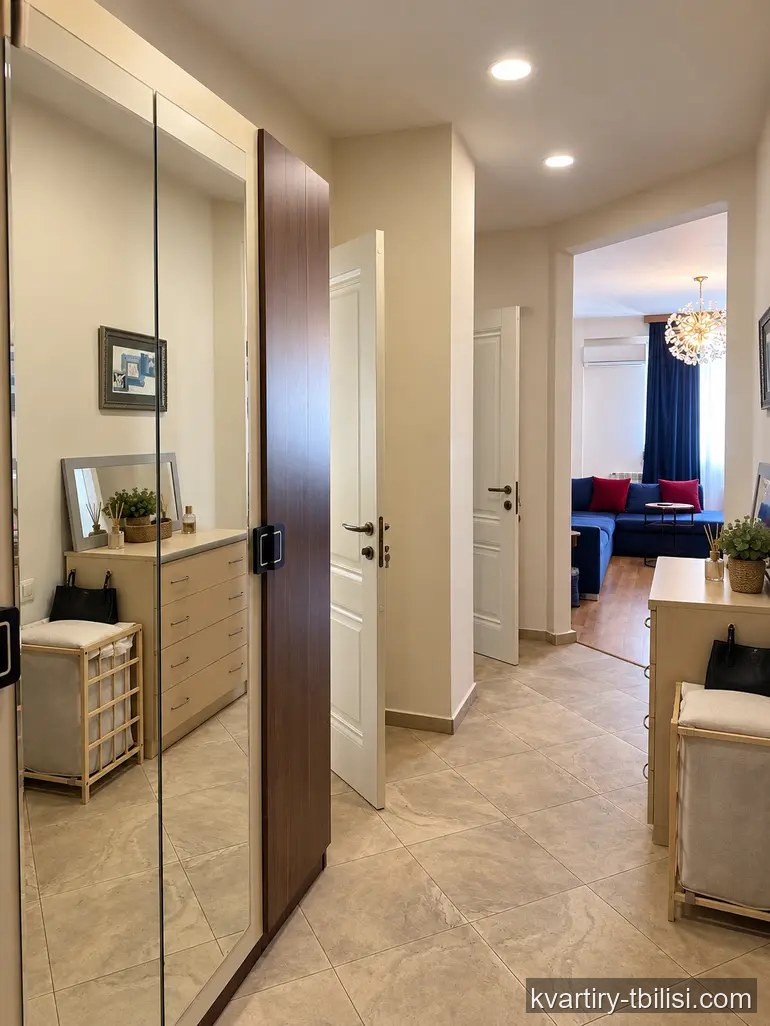 Четырёхкомнатная квартира на Сабуртало — 1 500 USD/мес | Tbilisi Homes