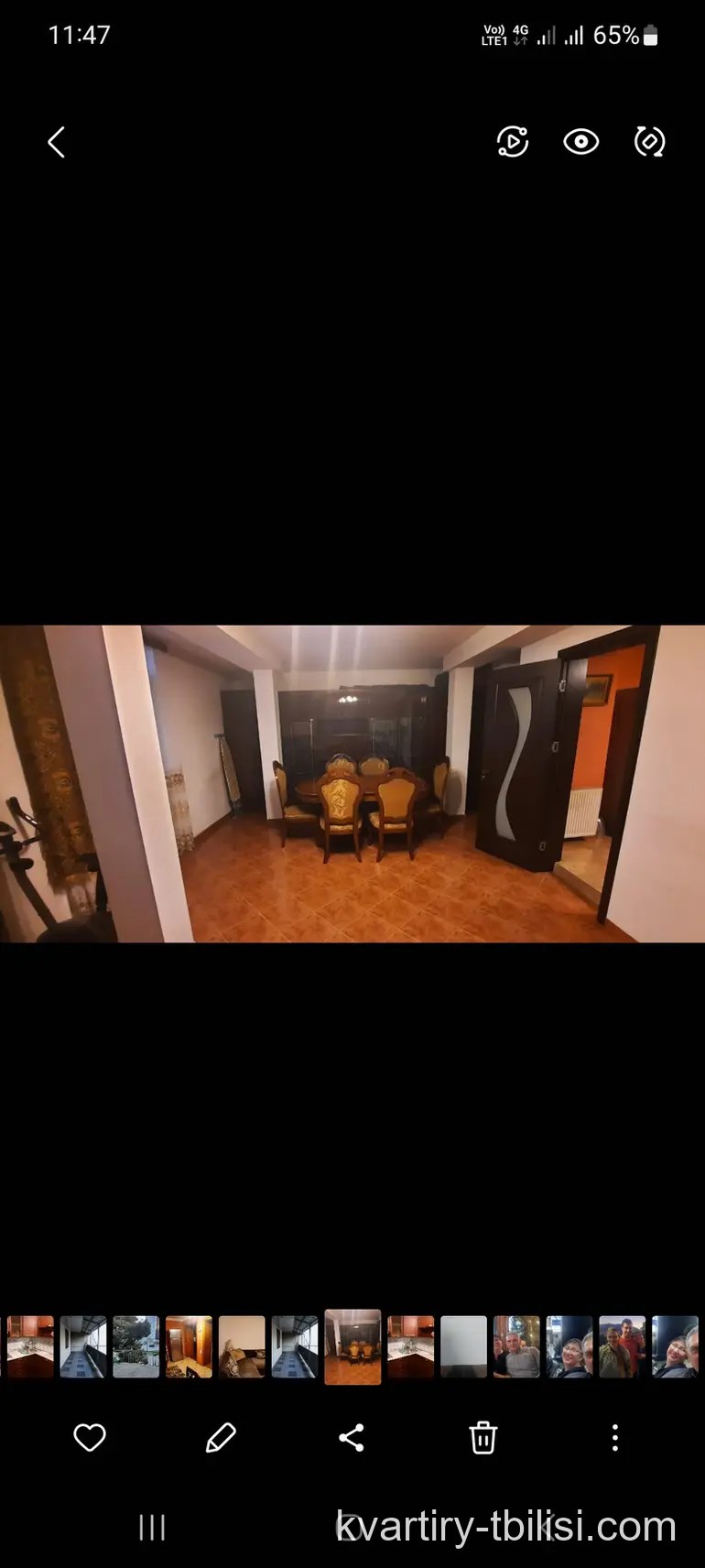 Четырёхкомнатная квартира на Сабуртало — 700 USD/мес | Tbilisi Homes