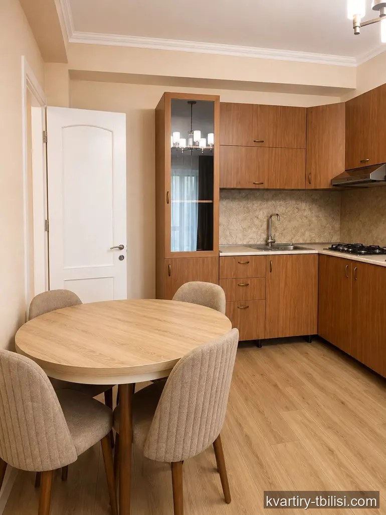 Четырёхкомнатная квартира на Сабуртало — 1 000 USD/мес | Tbilisi Homes