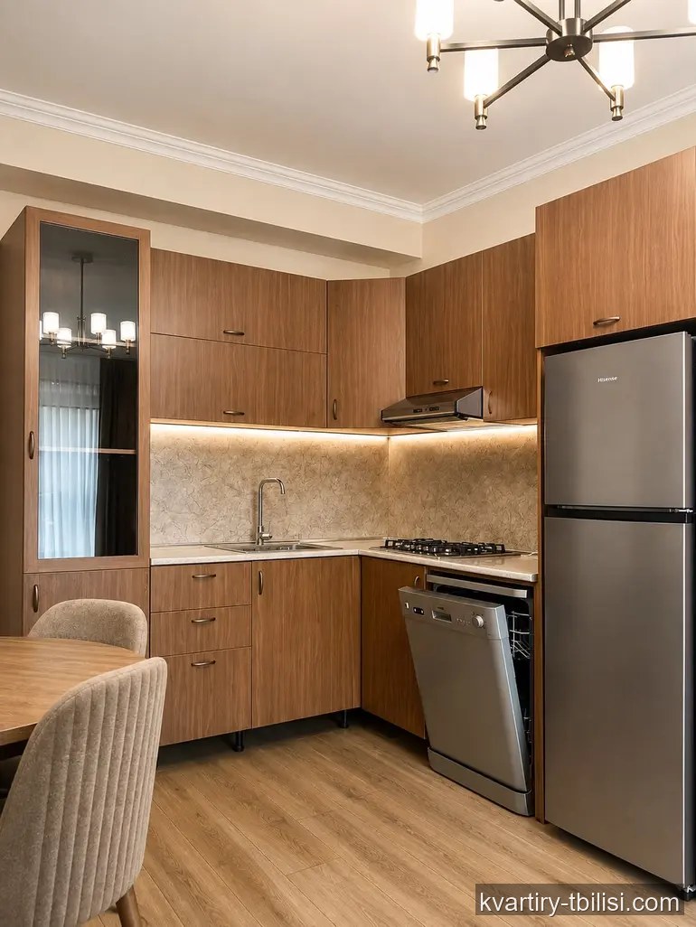 Четырёхкомнатная квартира на Сабуртало — 1 000 USD/мес | Tbilisi Homes