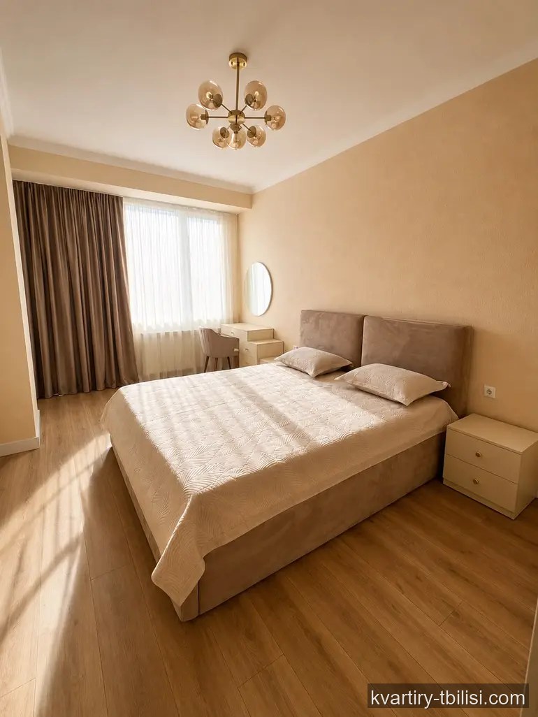 Четырёхкомнатная квартира на Сабуртало — 1 000 USD/мес | Tbilisi Homes