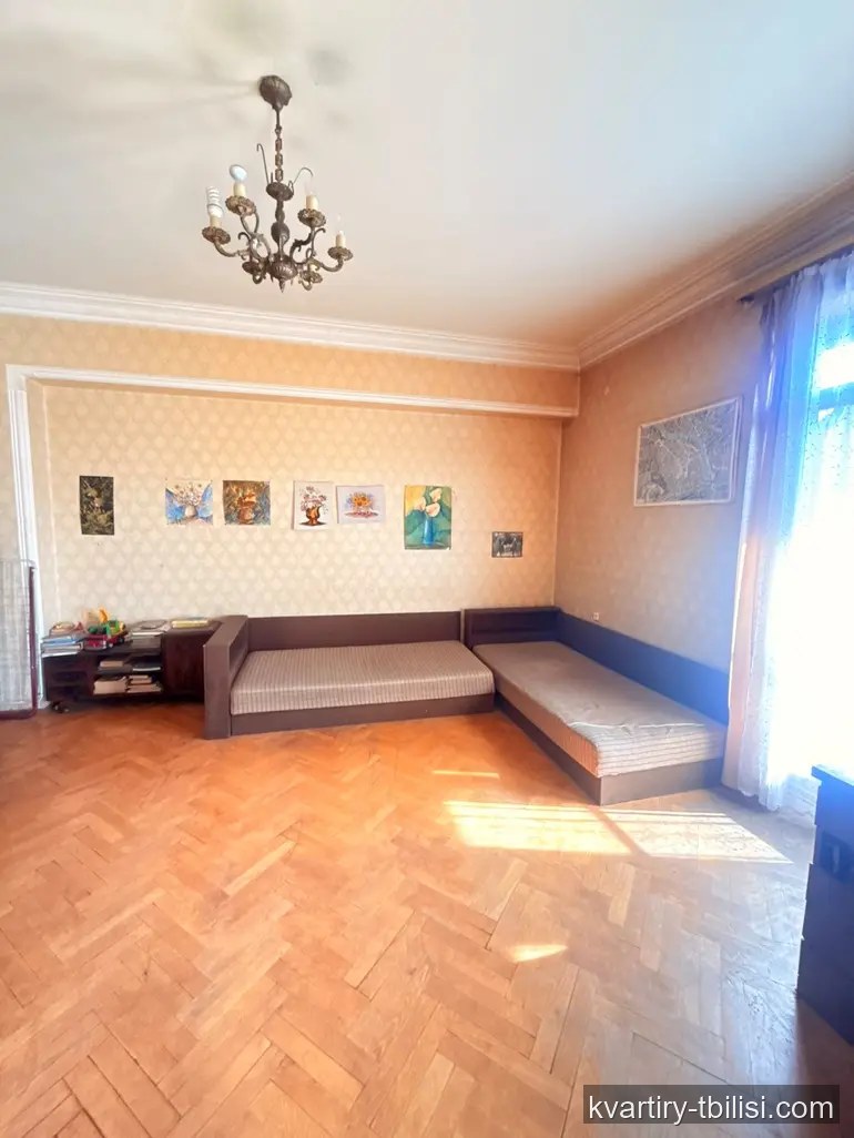 Четырёхкомнатная квартира на Сабуртало — 600 USD/мес | Tbilisi Homes
