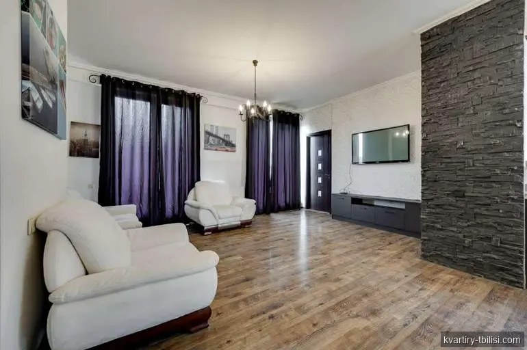 Четырёхкомнатная квартира на Сабуртало — 1 500 USD/мес | Tbilisi Homes
