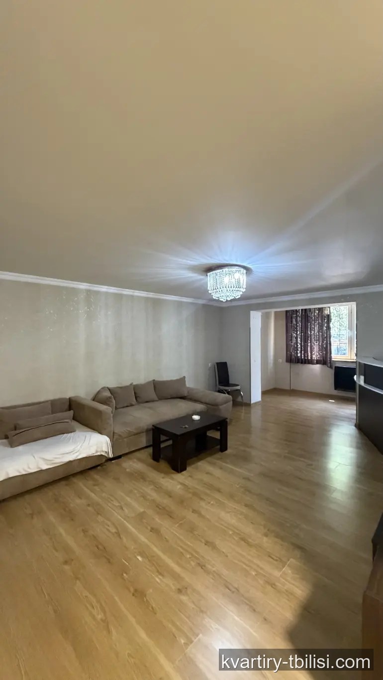 Четырёхкомнатная квартира на Сабуртало — 600 USD/мес | Tbilisi Homes