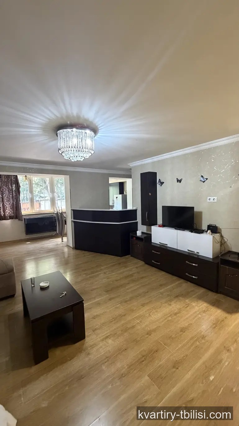 Четырёхкомнатная квартира на Сабуртало — 600 USD/мес | Tbilisi Homes