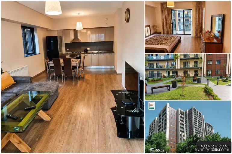 4-bedroom Apartment for rent in Saburtalo, Tbilisi, 135 sqm, floor 4/21 — 1 700 USD/month | Tbilisi Homes