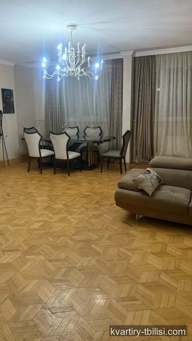 4-bedroom Apartment for rent in Saburtalo, Tbilisi, 135 sqm, floor 5/16 — 800 USD/month | Tbilisi Homes