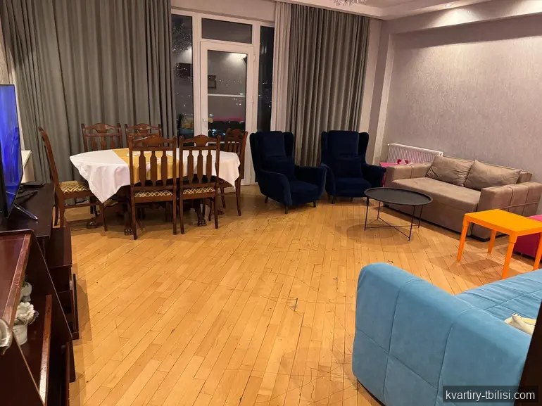4-bedroom Apartment for rent in Saburtalo, Tbilisi, 122 sqm, floor 5/9 — 1 100 USD/month | Tbilisi Homes