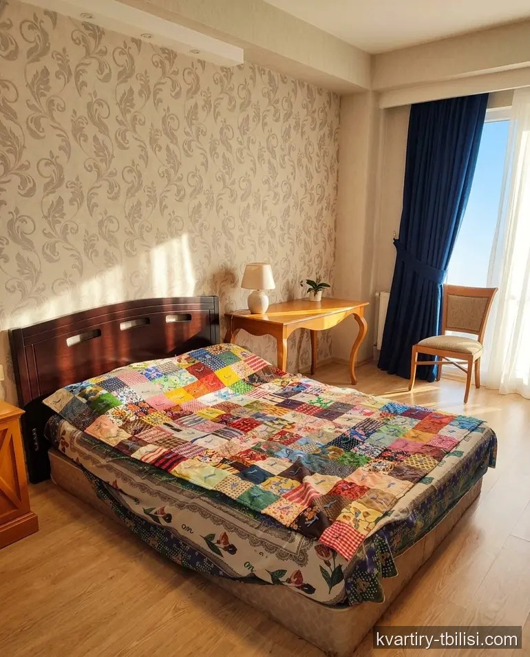 Четырёхкомнатная квартира на Сабуртало — 900 USD/мес | Tbilisi Homes