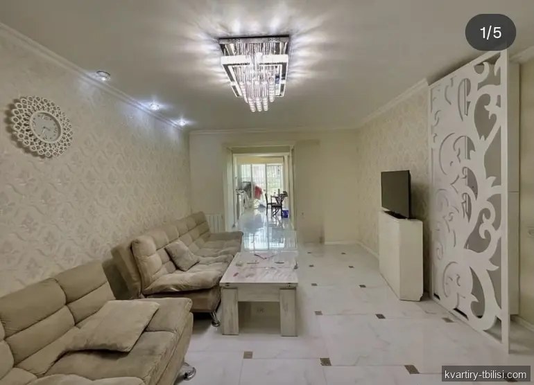 Четырёхкомнатная квартира на Сабуртало — 850 USD/мес | Tbilisi Homes
