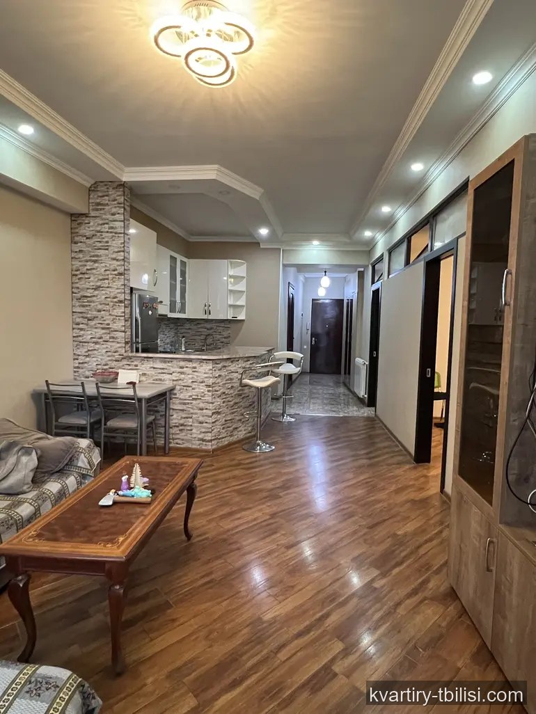Четырёхкомнатная квартира на Сабуртало — 1 050 USD/мес | Tbilisi Homes