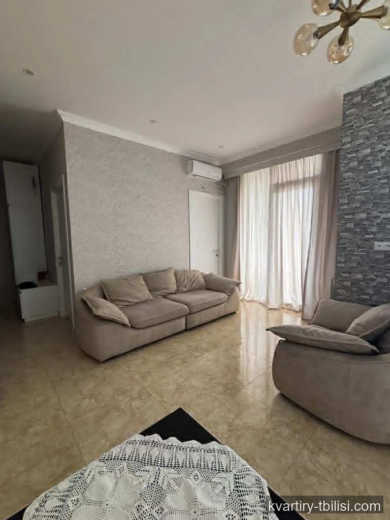 5-bedroom Apartment for rent in Saburtalo, Tbilisi, 100 sqm, floor 6/11 — 1 100 USD/month | Tbilisi Homes